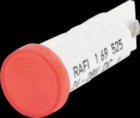 1.69.525.205/1300 Indicator, 28 V, flat LED, 10 mm, red