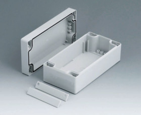 PC enclosure, (L x W x H) 120 x 65 x 60 mm, light gray (RAL 7035), IP66, C2008162