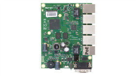 Router 5X Rj45 1000Mb/S, 1X Microsd Mikrotik Rb450gx4