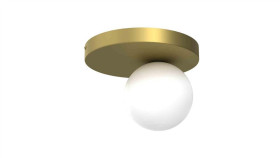 Lampa Sufitowa Bibione Gold 1Xg9 Mlp8394 Milagro