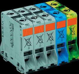 285-199 High-current three-phase current set, 95 mm², 200 A