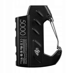 POWERBANK 5000mAh USB-A micro USB LP PR522 Z KARABINEM KIESZONKOWY