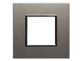 DANTE Ramka 1 pojedyncza inox chrom 4541281 KOS