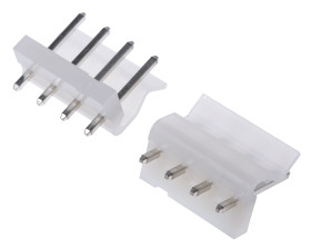 Złącze szpilkowe 4-pinowe raster: 5.08mm -rzędowe Molex Przewlekany 7.0A 250.0 V.