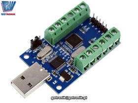 10 kanałowy interfejs ADC 12 bit USB na STM32