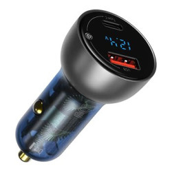 Baseus CCKX-C0A 65W szybka ładowarka samochodowa z gniazdem USB QC3.0 oraz USB-C PD 3.0 PPS