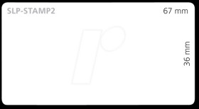 42100727 Postage stamp labels, white/36 mm x 67 mm