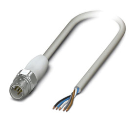Przewód czujnik-siłownik ze złączem Złącze M12 liczba rdzeni 5 długość 10m Rodzaj A Męskie