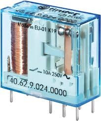 Relay, 2 Form C (NO/NC), 12 V (DC), 220 Ω, 10 A, 400 V (AC), monostable, 40.62.9.012.4000