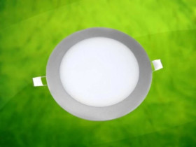 Panel led okragły Round 12W 230V smoking silver DW