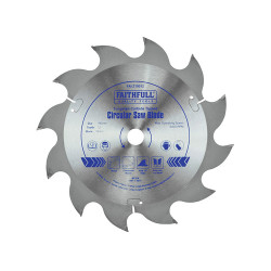 Faithfull FAIZ19012 TCT Circular Saw Blade 190 x 16mm x 12T POS