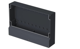 Bopla RD 3000 K (19005000) - tylna pokrywa z uszczelką i z małą komorą zaciskową obudowy CombiCard 1000-3000 (280,72 x 193 x 48