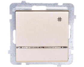 SONATA Łącznik krzyżowy z podświetleniem szampański złoty ŁP-4RS/m/39