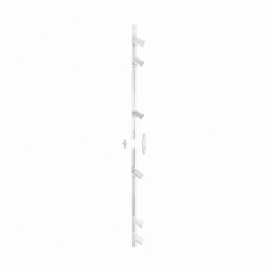 Zestaw szynowy jedno fazowy, linia prosta biały z 6 reflektorkami na GU10 – 3041 Zuma Line