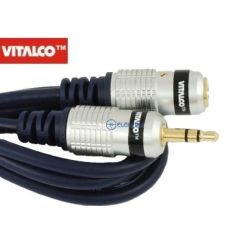 kabel Jack 3.5 wtyk - 3.5 gniazdo stereo 1,0m VITALCO