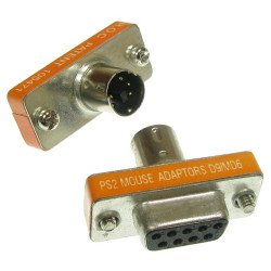 Przejście DSUB09F-MiniDin 6M