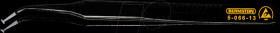 5-066-13 SMD tweezers, 30° curved, wide, 120 mm, ESD