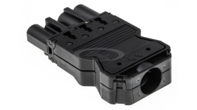 GST18I4S S1 ZR1 SW wtyk męski , 4-stykowy na przewód, zaciski śrubowe 0,75-2,5mm2 20A 400VAC 92.944.3053.1 WIELAND