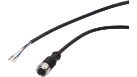 Kabel Połączeniowy, 5M, M12 Żeński (Gniazdo) 4-Pinowy Prosty, Końcówka Wolna,...