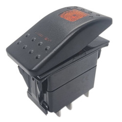 Przełącznik Carling 12/24V Red On-Off Czerwony
