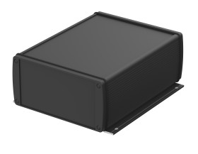 Obudowa ogólnego użytku Aluminium szerokość zew. 82 mm długość zew. 169 mm wys. zew. 82 mm Bopla IP65 Czarny