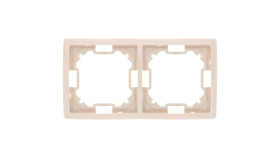 Simon Basic Standard Ramka Podwójna Uniwersalna Beżowa Bmr2/12