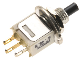 Przycisk miniaturowy Chwilowy SPST średnica wycięcia 4.9mm, montaż panelowy APEM