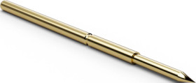 Standard test pin with probe, cone, Ø 1.37 mm, travel  6.4 mm, pitch 2.54 mm, L 33.3 mm, F58518S105L300