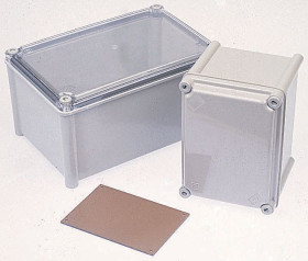 Obudowa Włókno szklane szerokość zew. 270 mm długość zew. 540 mm wys. zew. 171 mm CAHORS IP66 Szary