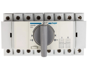 Przełącznik w układzie przełącznym I-0-II 4P 63A HIM406