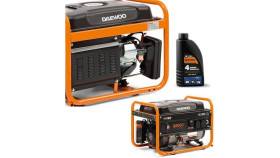 Zestaw Agregat Prądotwórczy Daewoo Gda 3500E 2.8Kw + Generator Oil Sae 10W-30...
