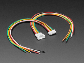 Adafruit 2.0mm Pitch 6-pin Cable Matching Pair - JST PH Compatible