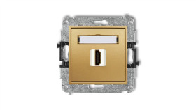 Mini Mechanizm Gniazda Pojedynczego Hdmi 2.0 Złoty 29Mhdmi-3