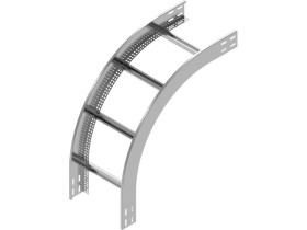 Łuk pionowy LPDZC500H80N zewnętrzny drabiny grubość blachy 2.0mm 489150 BAKS