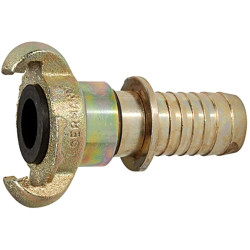Jaw coupling, I.D. 19 (3/4"), DN 15, with safety collar, rotating, 107869, KT 19 SBD