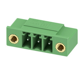 Wtykowy blok zaciskowy 3 -pinowe raster 3.81mm Przepust Męski Phoenix Contact