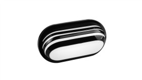 Oprawa Piwniczna Owalna 24W Czarna Gw-0181