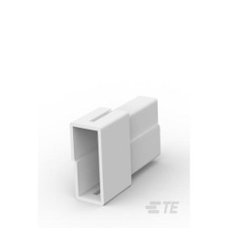 TE Connectivity 626065 Fastin-On 2P Unshrouded Female Housing PA66 NAT