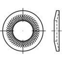 Podkładka Alstertaler Schrauben & Präzisionsteile 159392 8 mm 16.2 mm cynkowany stal sprężynowa 250 szt.
