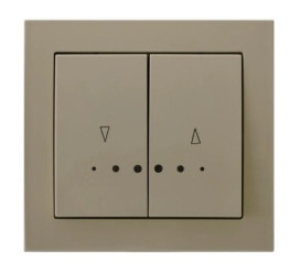 KIER Łącznik żaluzjowy z podświetleniem /z blokadą mechaniczną/ beżowy ŁP-7WBS/01