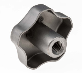 Pokrętło mocujące M8 długość gwintu: 12mm średnica pokrętła 40mm średnica gwintu: 8mm Z wieloma pokrętłami Otwór