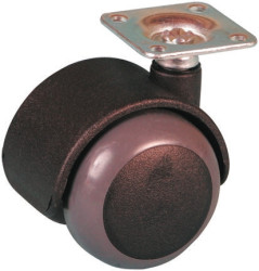 Koło samonastawne średnica kabla 50mm Płyta Guitel Hervieu 35kg wysokość całkowita 50mm