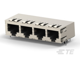 Złącze Ethernet, OEG Miniature Relay PCF Złącze RJ45 Płyta Cat5 TE Connectivity Ekranowane Kąt prosty 1