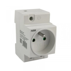 Gniazdo GSTH230 na szynę TH, 2P+Z 16A 250V