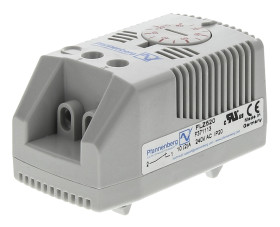 Termostat do szaf sterowniczych +20 → +80 °C. NC Pfannenberg FLZ