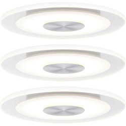 Paulmann 92907 Whirl LED Recessed Light Set Aluminium Dimmable