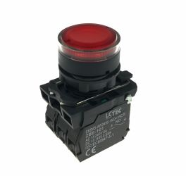 Podświetlany przycisk pulpitowy - czerwony