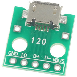 Gniazdo micro USB goldpin do płytki prototypowej