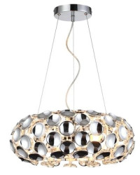 Chromowana lampa wisząca FERRARA do salonu 3xE14 LP-17060/3P Light Prestige