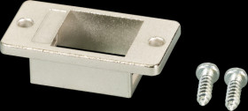ET-25188.1 1-port Keystone mounting frame, die-cast zinc